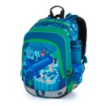 Bagmaster školní batoh ALFA 21 B Blue/Green