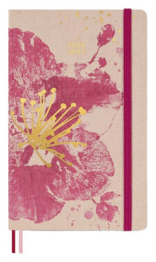 18měsíční diář Moleskine Sakura 2026-27 - tvrdé desky, L, týdenní