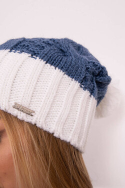 Paris fleecová čepice K212 denim+white UNI