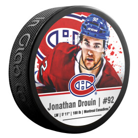 Inglasco / Sherwood Puk Montreal Canadiens Jonathan Drouin #92 NHLPA