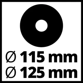 Einhell TS 115/125 / Řezací stojan / pro úhlové brusky 115-125 mm / hloubka řezu 30 mm (4431044)