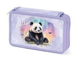 Školní penál 2-patrový prázdný MFP - Panda