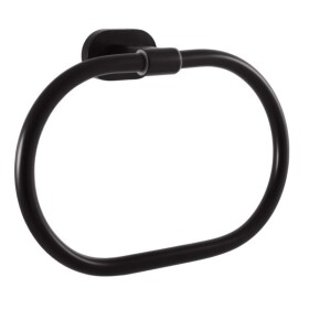 RAV Slezák - YUKON - Koupelnový doplněk Kruh na ručníky, Černá - matná YUA0104CMAT YUA0104CMAT