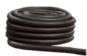 MIDAS Drenáž flexibilní DN 200/45 m z PE děrovaná ČERNÁ - pouze celá role