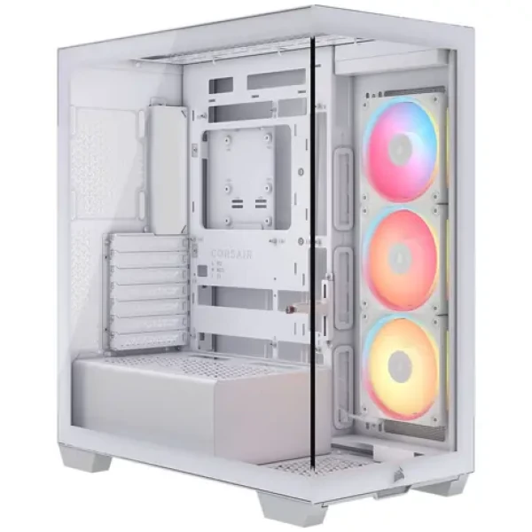 Corsair 3500X LX-R RGB iCUE LINK bílá / E-ATX / 2x USB-A / 1x USB-C / 3x 120mm / bez zdroje / průhledná bočnice (CC-9011325-WW)