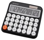 Genie 612BK černá / Kalkulačka / stolní / 12místná / LCD displej / baterie/solární napájení (12775)
