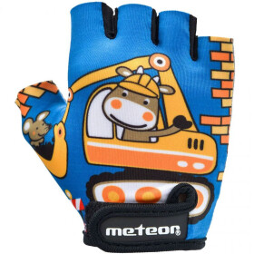 Dětské cyklistické rukavice Teddy Builder 26184-26185-26186 - Meteor M