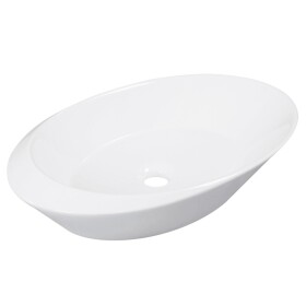 KERRA - Umyvadlo keramické nablátkové volně stojící KR-9036 5907548125750