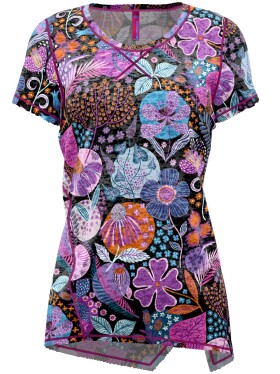 CRAZY T-Shirt Aloha Woman, Dardik Black velikost: XS