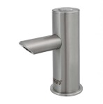 SANELA - Piezo baterie Nerezová umyvadlová baterie Piezo, 1 druh vody, síťové napájení, antivandal SLU 91P