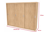 Nábytek Mikulík Skříň MIA XXL ROZMĚR: (š/v/hl.) 270x210x60 cm