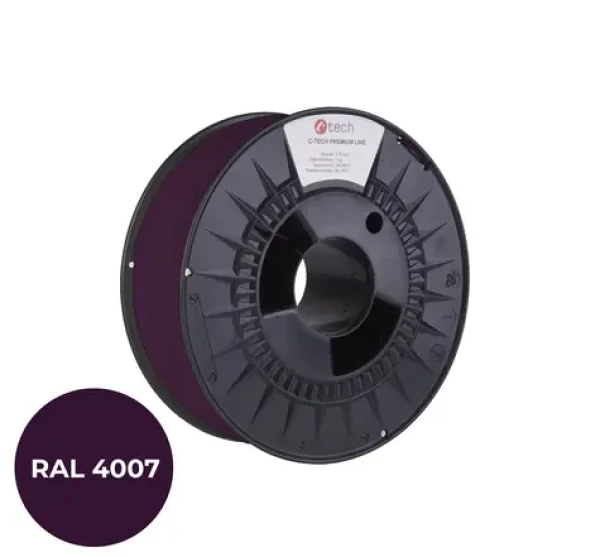 C-TECH PREMIUM LINE Filament PLA purpurová fialková | RAL4007 | 1.75mm | 1kg (8594125012717)