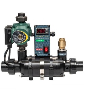 Daprà Tepelný výměník KIT D-KWT-Ti Compact Line s oběhovým čerpadlem / Titan 45 kW