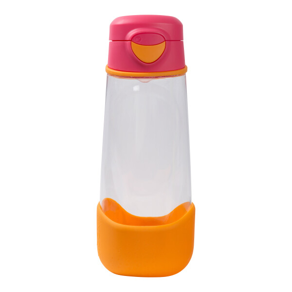 B.box Sport láhev na pití 600 ml - růžová/oranžová