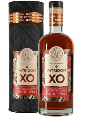 Ron Patridom XO Pineau des Charentes Cask Finish 42% 0,7 l (tuba)