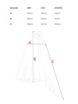 M867 Šaty s potiskem kolem krku - model 2 EU L/XL
