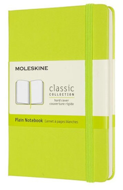 Moleskine Zápisník žlutozelený čistý, tvrdý