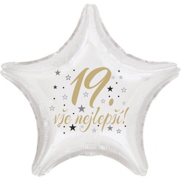 19. narozeniny balónek hvězda Bakonky.cz 19. narozeniny balónek hvězda Bakonky.cz