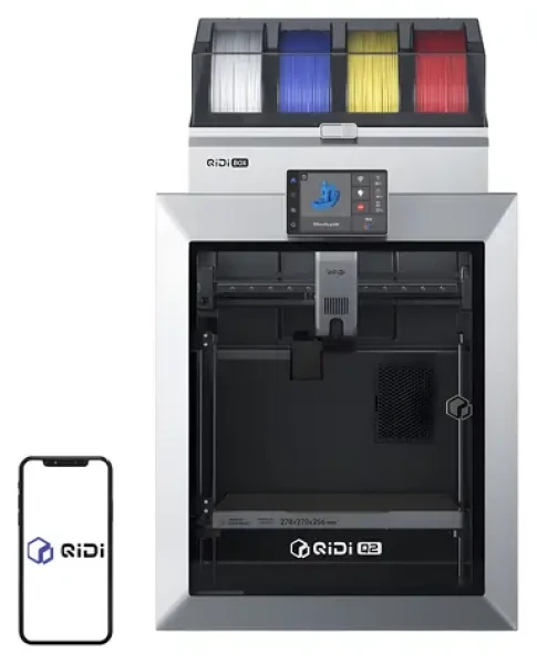 QiDi Q2 Combo / 3D tiskárna / FDM / 270 x 270 x 256 mm / rychlost 600 mm/s / Wi-Fi (Q2 Combo)