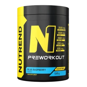 N1 Pre-Workout - Nutrend (modrá malina, 510 g) (29349-4-blue-raspberry)