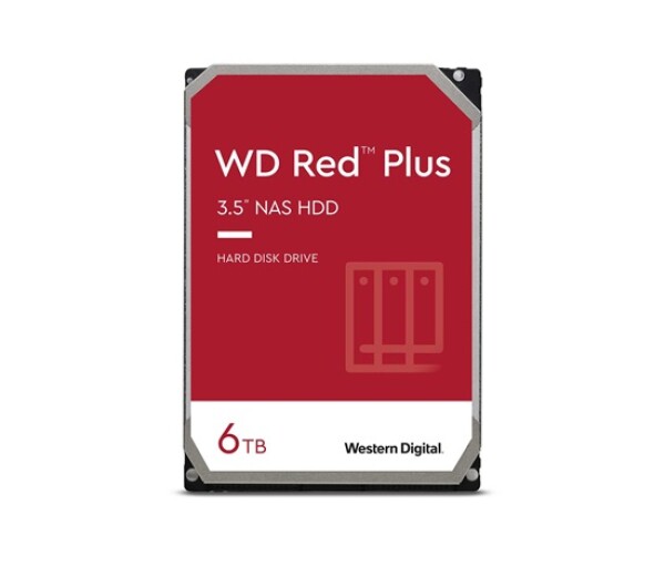 WD RED PLUS NAS WD60EFPX 6TB, SATA III 3.5", 256MB 5400RPM, 180MB/s, CMR EDF_8100430