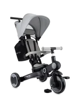 MoMi SOLIVIA šedá / Tříkolka / od 12 měsíců / nosnost: 25 kg (ROTR00017)