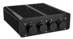 Akasa Pascal MD UCFF černá / Mini ITX / IP65 / možnost pověšení na zeď / hliník / OEM / bez ventilátoru (A-NUC40-M1B)