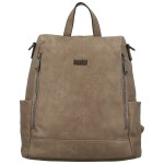 Stylový dámský koženkový kabelko/batoh Trinida new, taupe