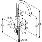 KLUDI - Bozz Dřezová baterie, chrom 428030576