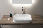 ISVEA - SOTT AQUA keramické umyvadlo 50x38cm, bílá 10SQ51050