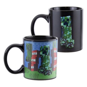 Měnící hrnek Minecraft Creeper 300 ml