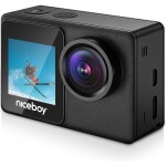 Niceboy Vega 11 Vision černá / Outdoorová kamera / 2" + 1.3" displej / 4K / MicroSD / WiFi / USB-C (vega-11-vision)