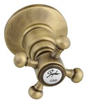 SAPHO - ANTEA podomítková sprchová baterie, 2 výstupy, bronz SET305-106