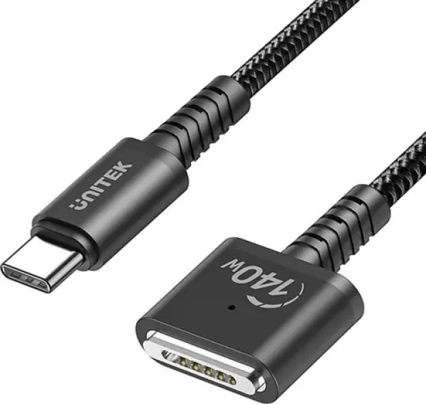 Unitek Nabíjecí kabel USB-C - MagSafe 3 / Nabíjecí kabel / 140W / 2 m (C14121BK-2M)