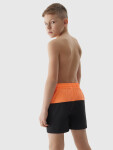 Chlapecké plážové šortky typu boardshorts 4F - oranžové Velikost: 134/140