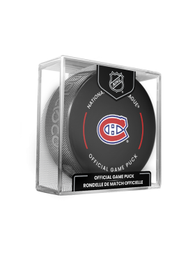 Inglasco / Sherwood Puk Montreal Canadiens Official Game Puck 2022-2023