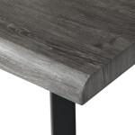 Jídelní stůl 160x90cm, mdf, šedý dub, HT-F4516 GREY