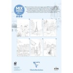 Clairefontaine Odelia Cities A4 20 listů 250g/m2 6 motivů