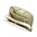 Luxusní dámská kožená peněženka Gregorio Edin, krémová