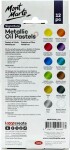 Mont Marte Mont Marte, MMPT-0039, sada olejových pastelů, metalické, 12 ks