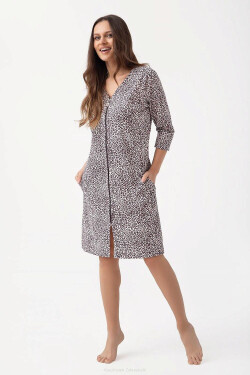 Dámský župan Luna 390 S-2XL W25 Švestka XL