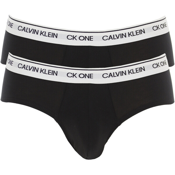 Slipy 2pcs NB2383A BNM černá - Calvin Klein černá S