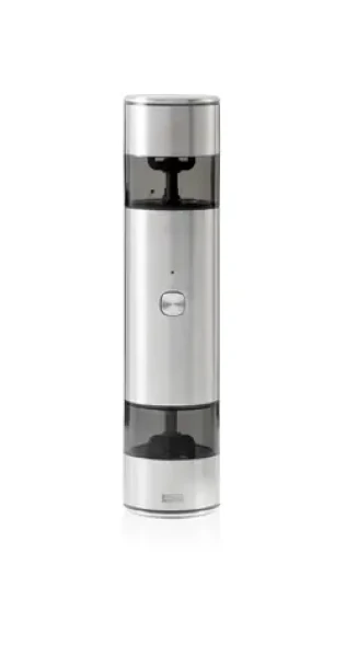 AdHoc i.Mill Duo / Mlýnek na sůl a pepř / elektrický / USB-C nabíjení / nerezová ocel / 23,5 cm (EP142)