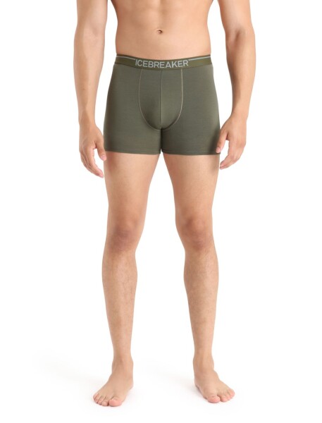 Pánské boxerky ICEBREAKER Mens Anatomica Boxers, Loden velikost: S