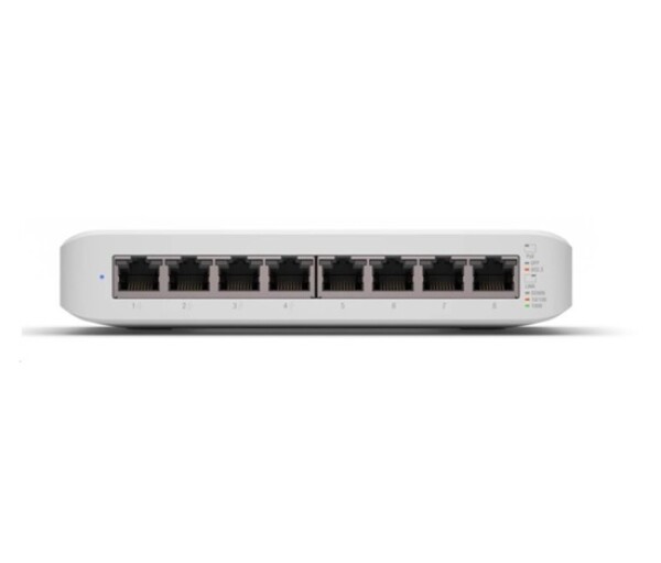 UBNT UniFi Switch USW-Lite-8-PoE [8xGigabit, 4x PoE out 52W, 802.3at/af, 16Gbps] EDF_1017417