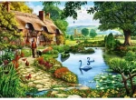 BLUEBIRD Puzzle Chata u jezera