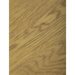 Stůl jídelní, deska MDF, dekor dub, černý kov