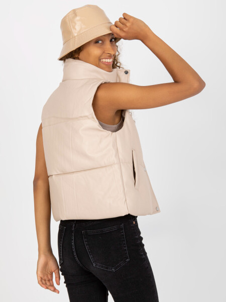 Dámská vesta NM KZ D2 3815-62.83 Světle béžová - FPrice světle béžová 2XL