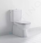 DURAVIT - D-Code WC kombi mísa, Vario odpad, bílá 21180900002