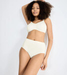 SLOGGI GO DAILY COTTON – 3× vysoký pas z kartáčované bio bavlny Sloggi SILK WHITE XXL